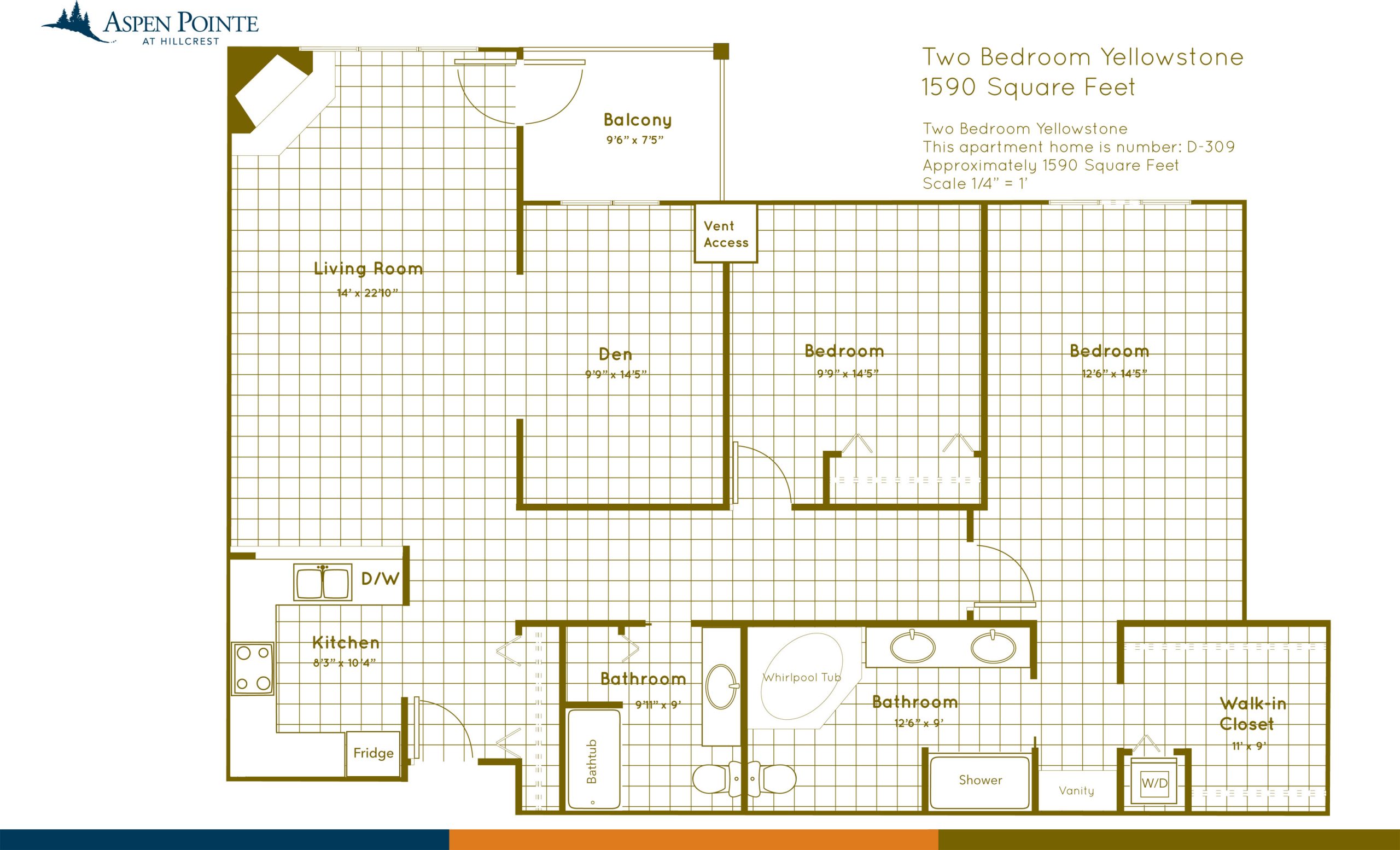 Retirement Home Floor Plan Illustration