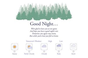 Good Night Postcard