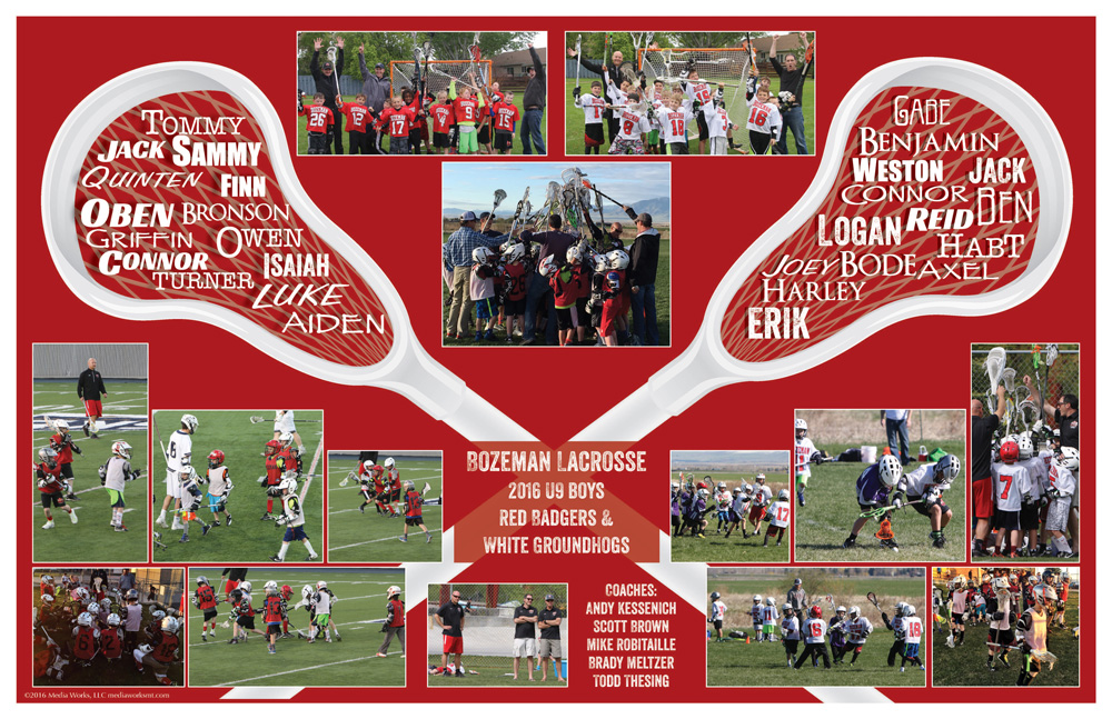 sports team custom poster