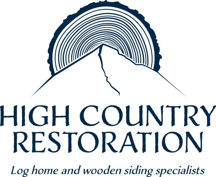 Log Home restoration company logo